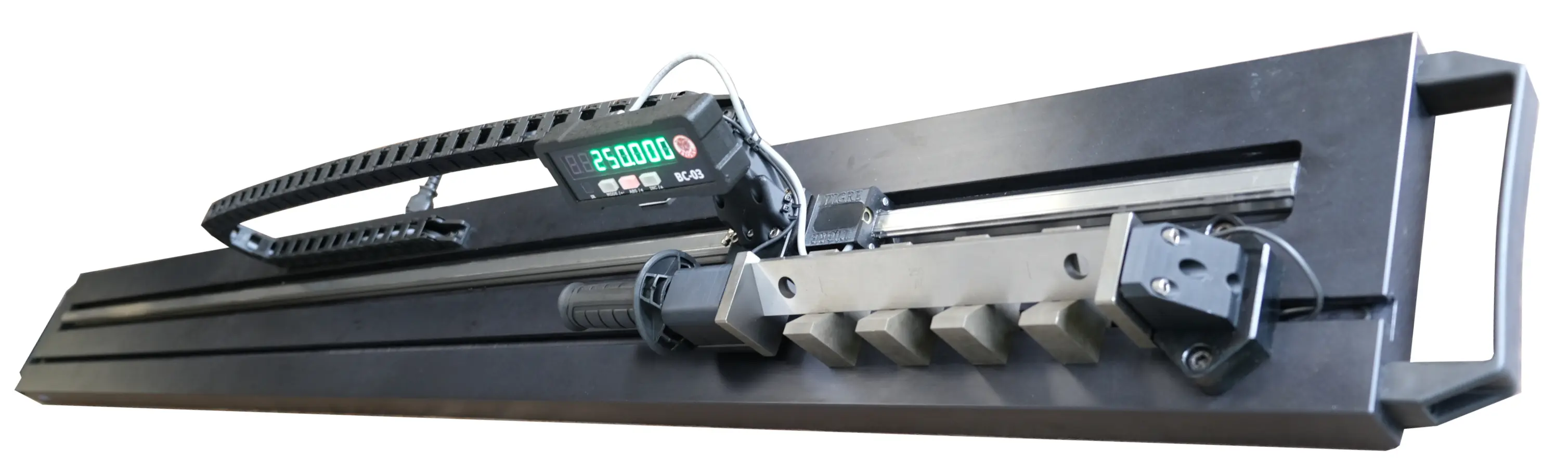 Längenprüfvorrichtung Gesamtansicht